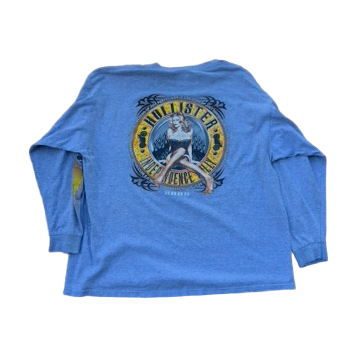 rare hollister flame longsleeve