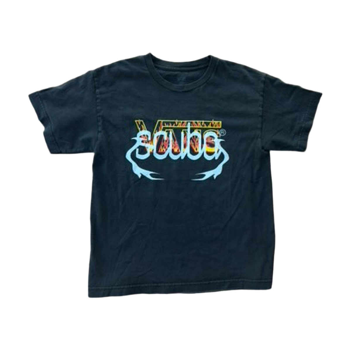 vans flame tee