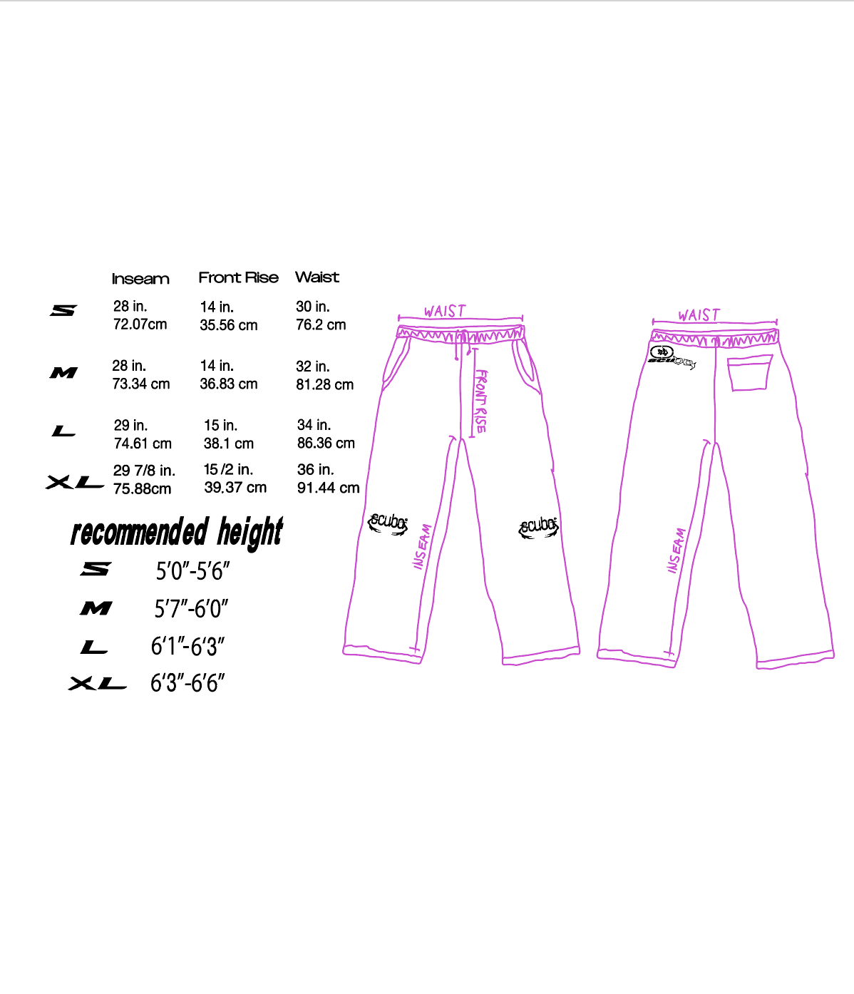surf pant black